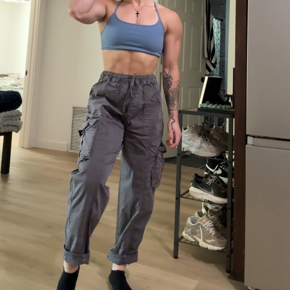 Garage Gray Cargo Pants